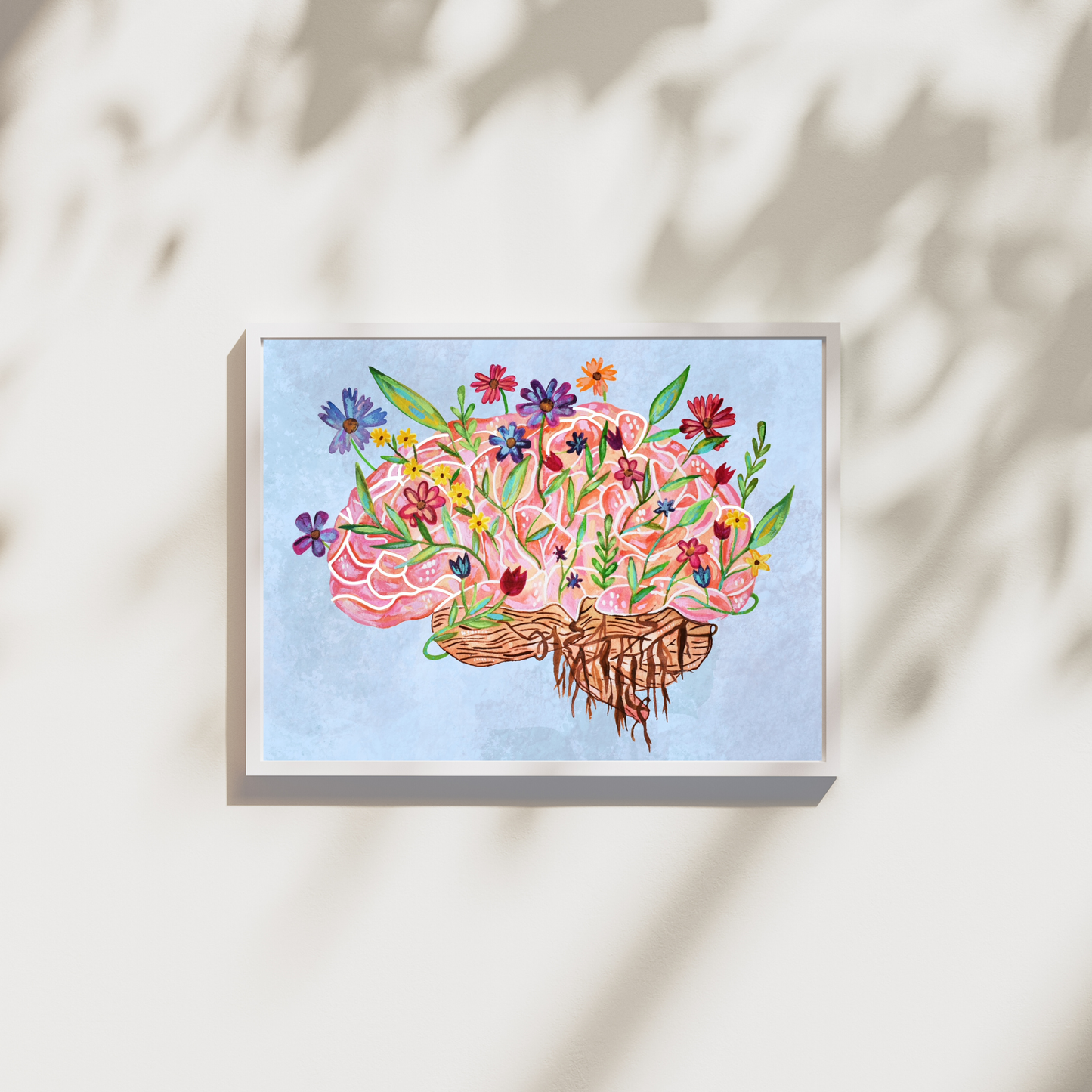 Blooming Brain Art Print