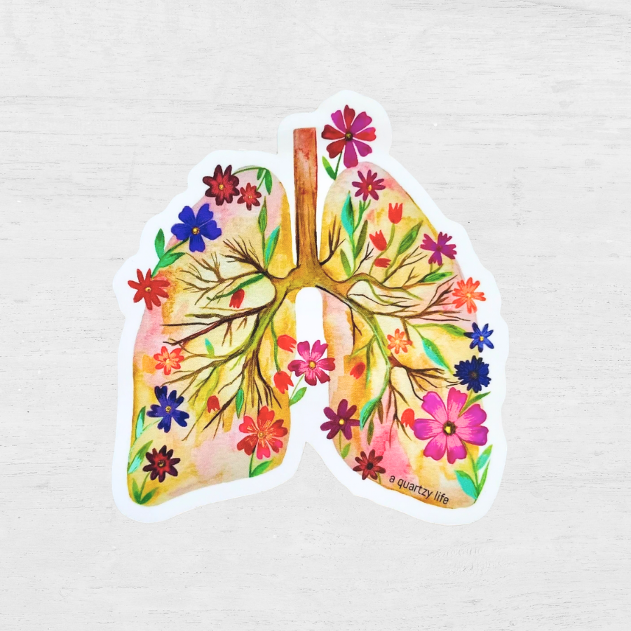 Blooming Lungs Sticker