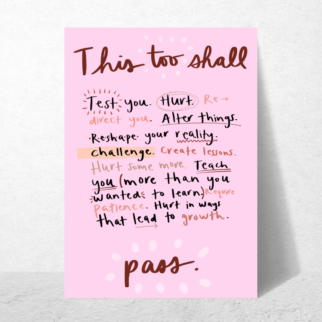 This Too Shall Pass Card