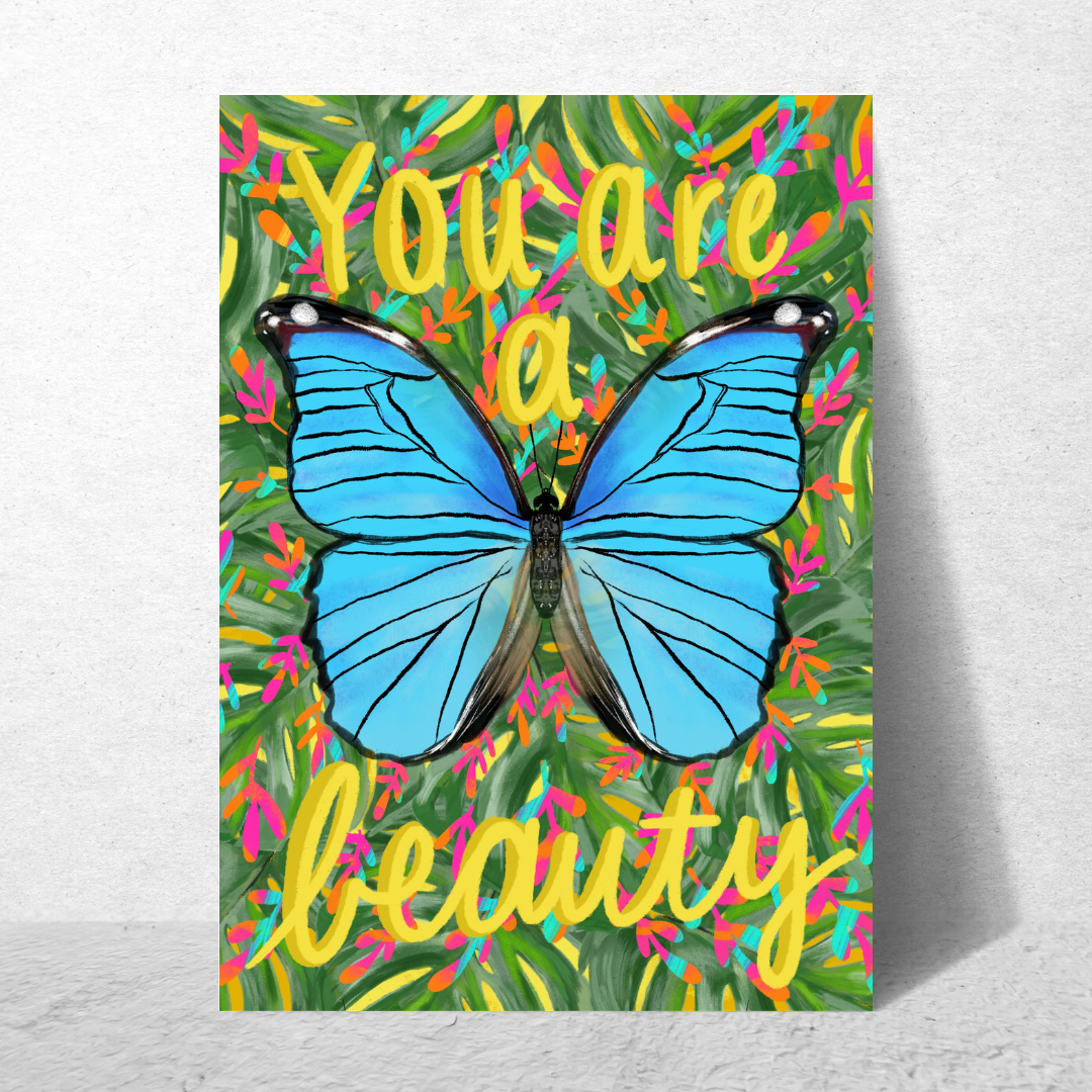 You Are a Beauty Butterfly Card