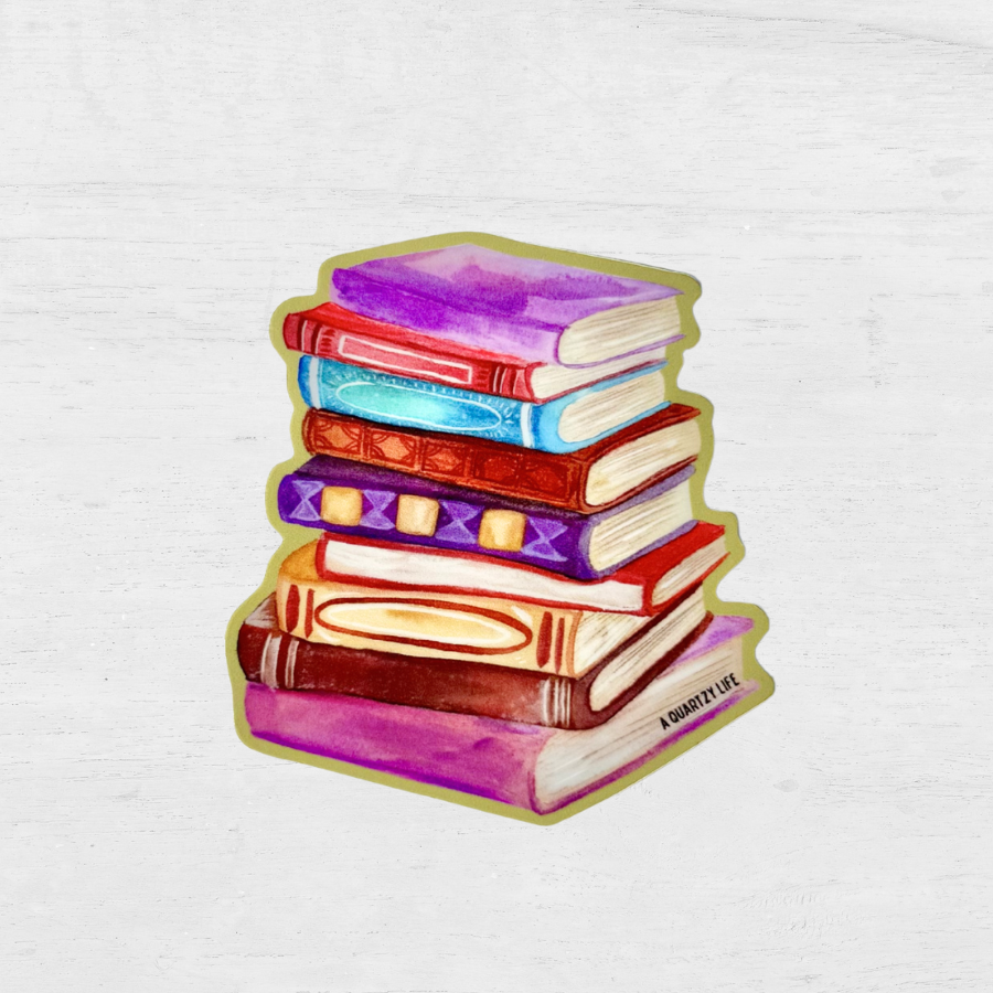 Bookstack Bibliophile Sticker