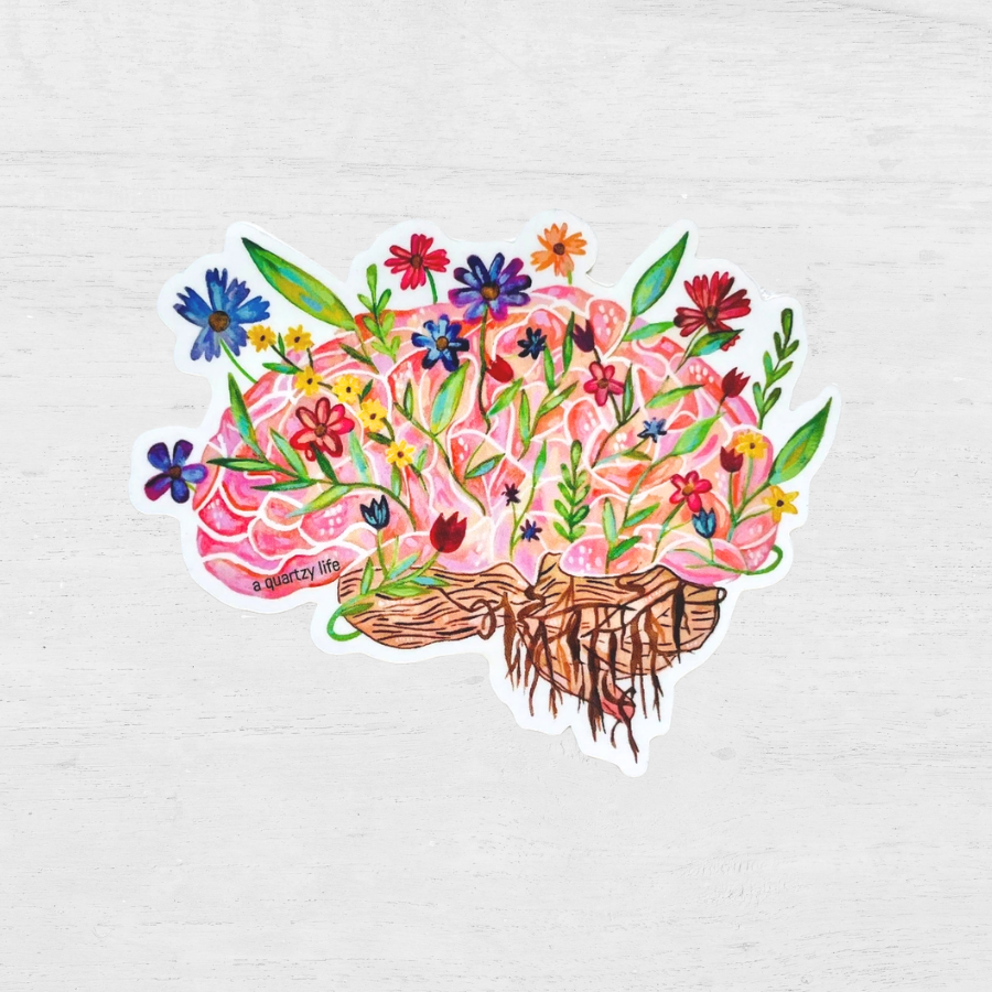 Blooming Brain Sticker