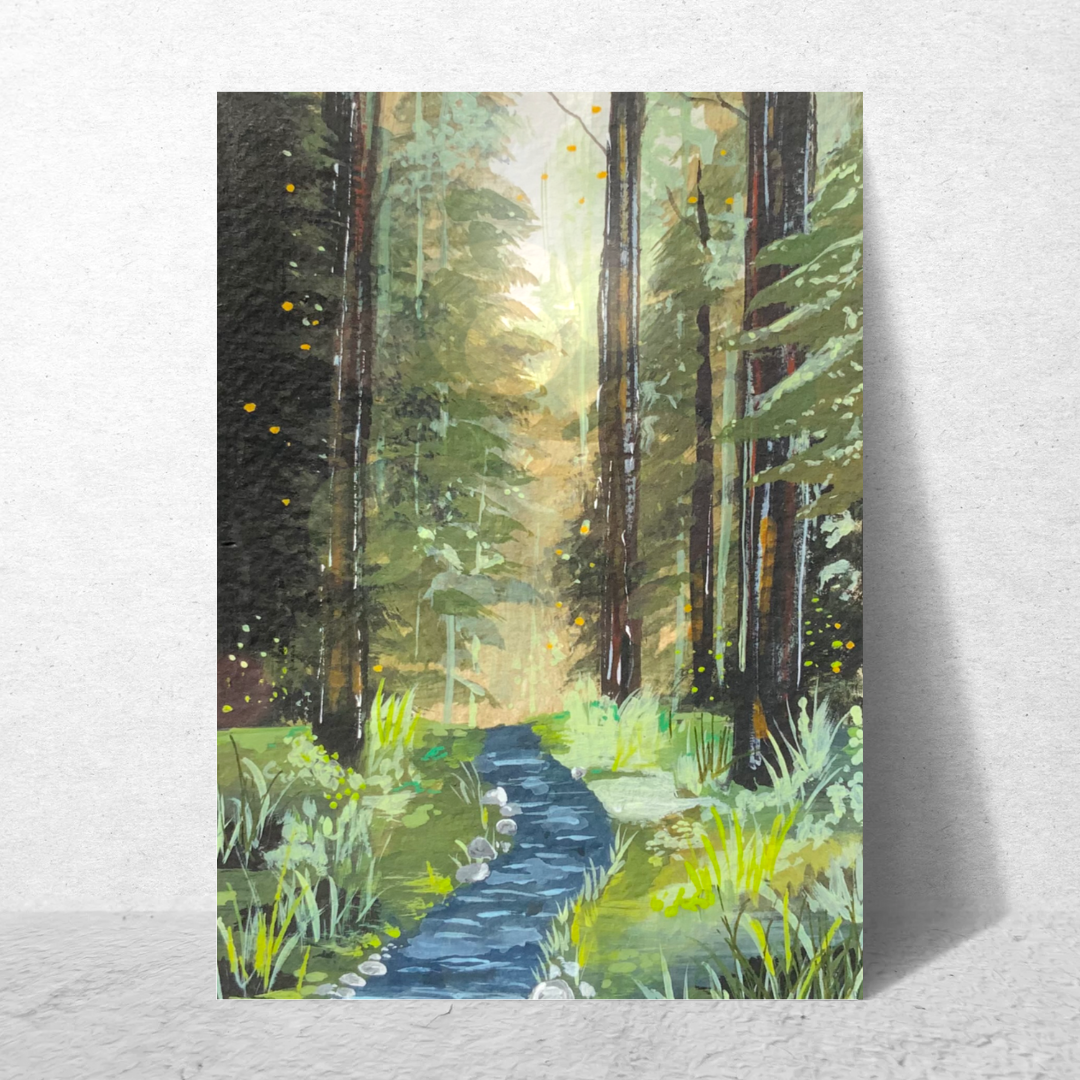 Light in the Forest Card