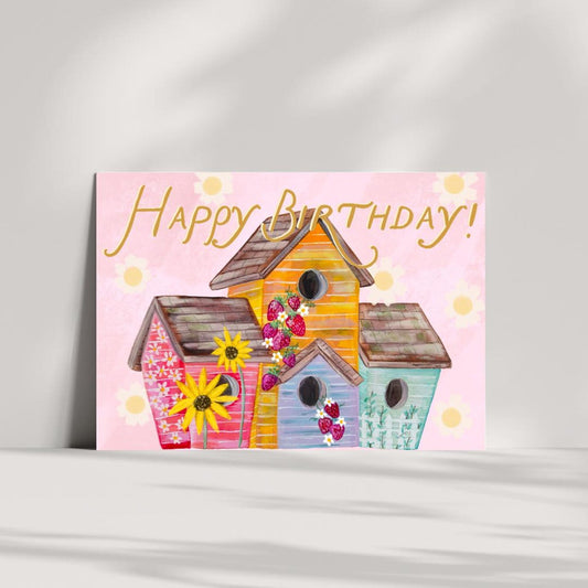 Happy Birthday Sweet Cottage Birdhouses