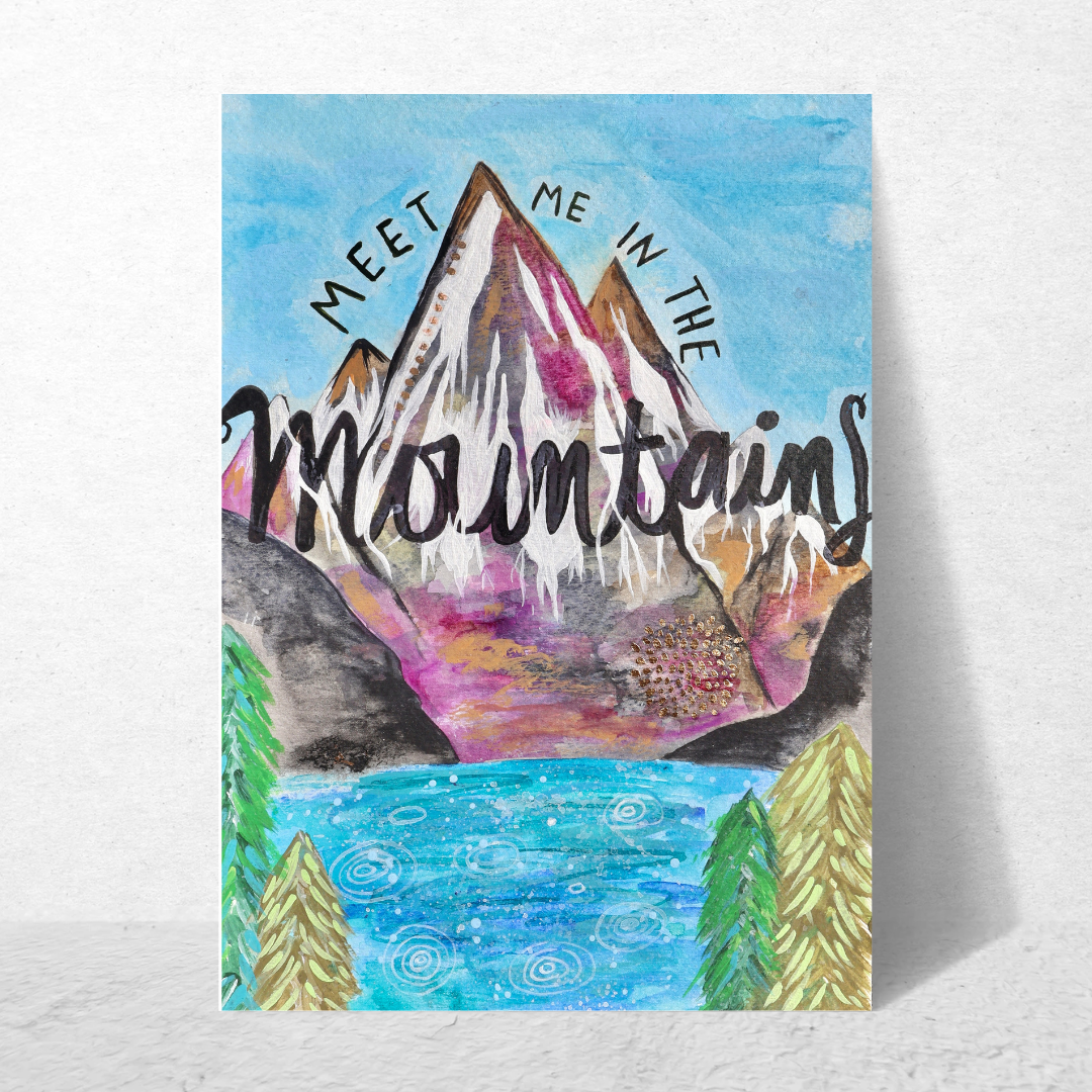 Meet me in the Mountains Card