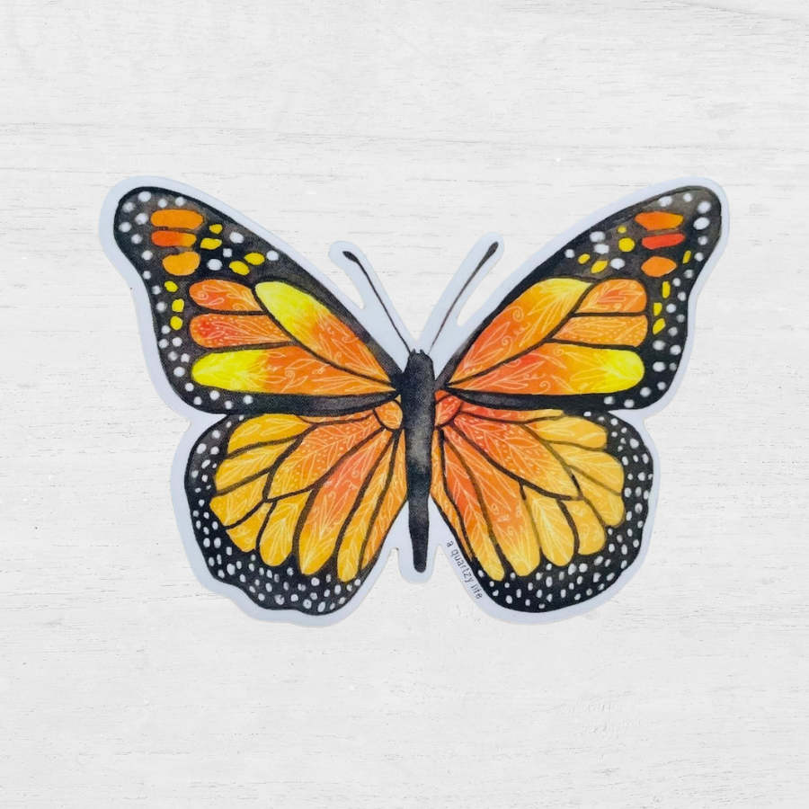 Monarch Butterfly Sticker