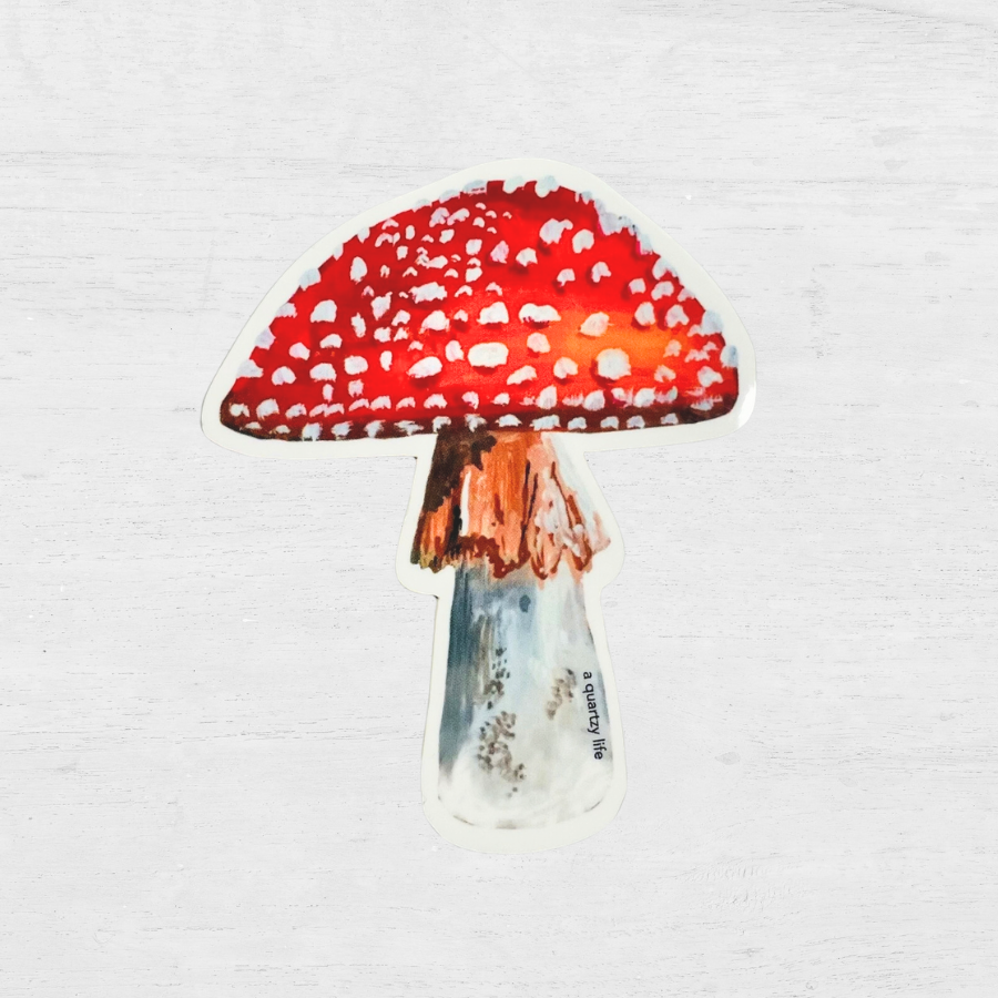 Amanita Mushroom Sticker