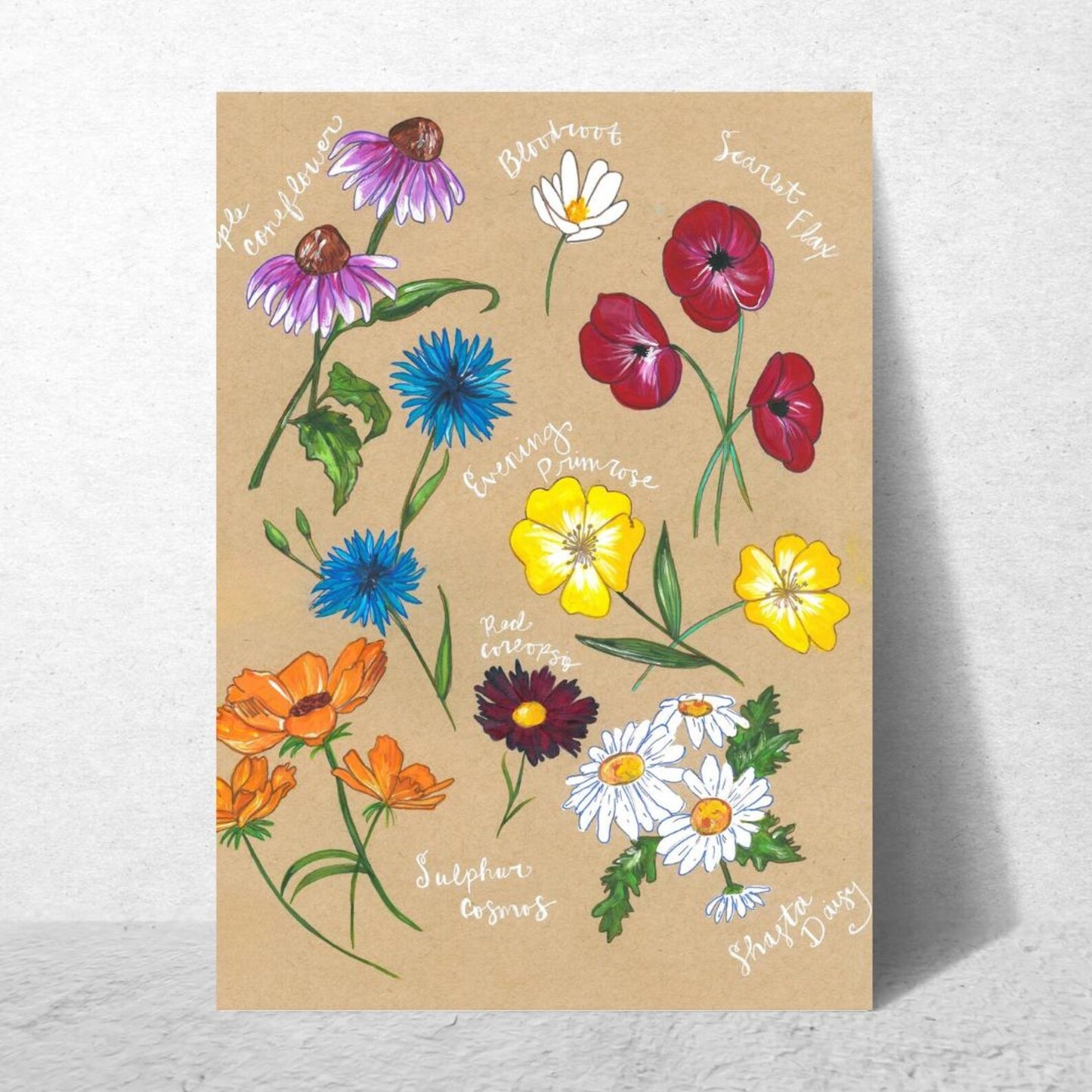 Prairie Wildflowers Card