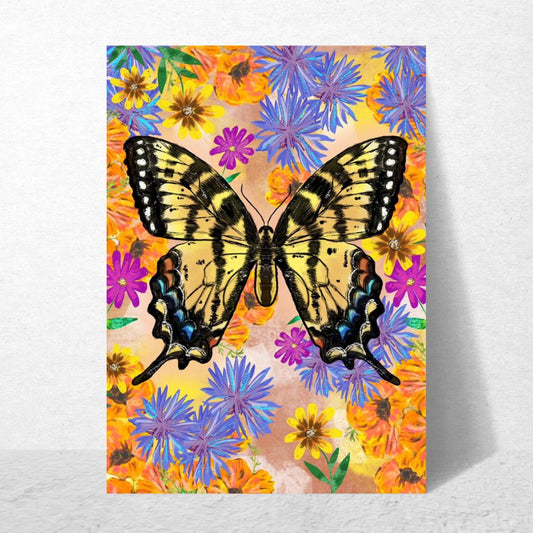 Floral Swallowtail Card