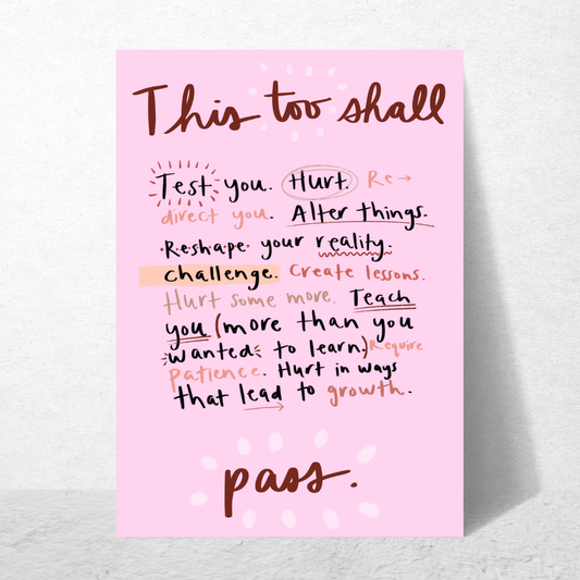 This Too Shall Pass Card