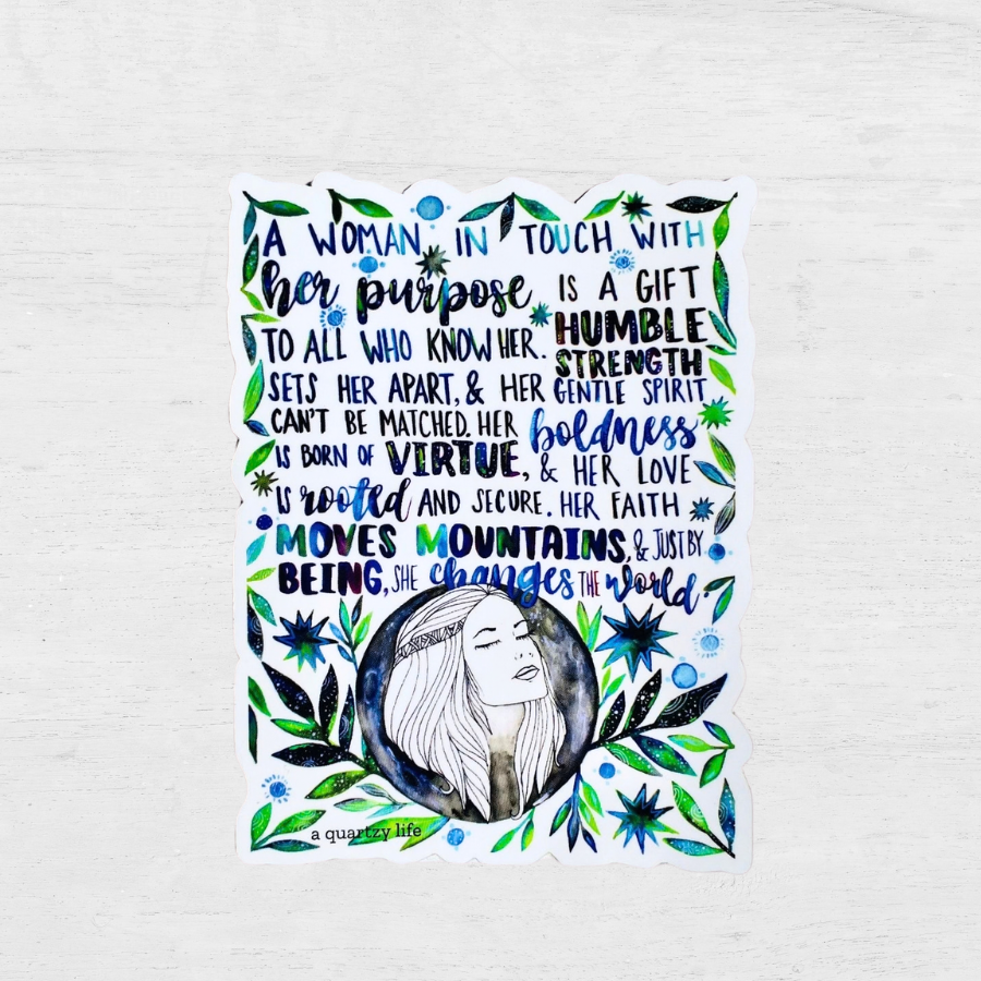 Woman of Purpose Sticker