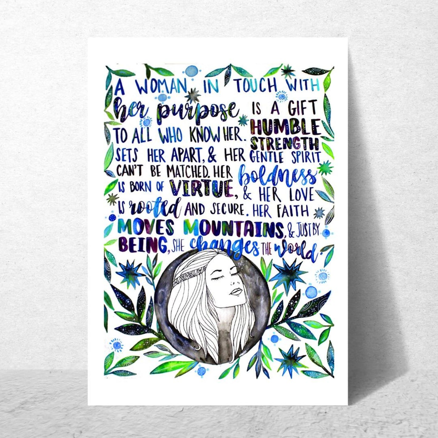 Woman of Purpose Card